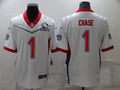 Men's Cincinnati Bengals Ja'Marr Chase #1 White ALL STAR Game Jerseys