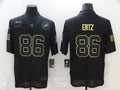 Men's Philadelphia Eagles #86 Zach Ertz Black Team Game Jerseys