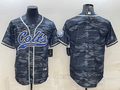 Men's Indianapolis Colts Grey Camouflage Blank Jerseys