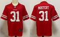 Men's San Francisco 49ers Raheem Mostert #31 Red Game Player Jerseys