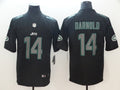 Men's New York Jets Sam Darnold #14 Black Player Game Jerseys