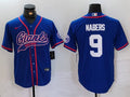 Men's New York Giants Malik Nabers #9 Royal Game Jerseys
