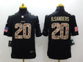 Men's Detroit Lions Barry Sanders #20 Black Game Jerseys