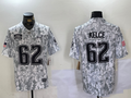 Men's Philadelphia Eagles Jason Kelce #62 Arctic Camo 2024 Salute to Service Limited Jerseys