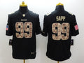 Men's Tampa Bay Buccaneers Warren Sapp #99 Black Game Player Jerseys