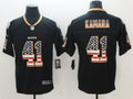 Men's New Orleans Saints #41 Alvin Kamara Black Team Game Jerseys