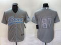 Men's Detroit Lions Sam LaPorta #87 Gray Player Jerseys Joint Edition