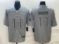 Men's Philadelphia Eagles A.J. Brown #11 Gray Atmosphere Fashion Game Jerseys