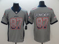 Men's New England Patriots Rob Gronkowski #87 Gray Game Jerseys