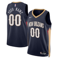 Men's New Orleans Pelicans Navy 2022/23 Swingman Custom Jerseys - Icon Edition