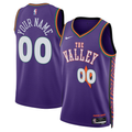 Men's Phoenix Suns Purple 2024/25 Custom Swingman Jerseys - City Edition