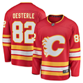 Men's Calgary Flames Jordan Oesterle #82 Red Home Breakaway Jerseys