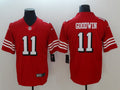Men's San Francisco 49ers Marquise Goodwin #11 Red Game Jerseys