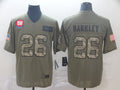 Men's New York Giants Saquon Barkley #26 Brown Game Player Jerseys