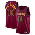 Men's Cleveland Cavaliers Maroon Swingman Custom Jerseys - Icon Edition