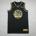 Men's Golden State Warriors Stephen Curry #30 Black Classic Swingman Jerseys