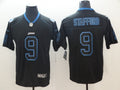 Men's Detroit Lions Matthew Stafford #9 Black Authentic Game Jerseys