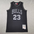 Men's Chicago Bulls Michael Jordan #23 Black 1997/98 Hardwood Classics Authentic Jerseys