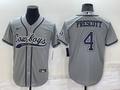 Men's Dallas Cowboys Dak Prescott #4 Gray Player Jerseys Joint Edition