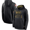 Men's New York Jets NFL 2020 Salute to Service Hoodie1 Black