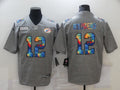 Men's Green Bay Packers Aaron Rodgers #12 Gray Game Player Jerseys