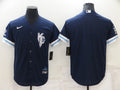 Men's Kansas City Royals Navy 2022 City Connect Replica Blank Jerseys