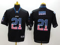 Men's Detroit Lions Reggie Bush #21 Black Game Player Jerseys