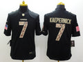 Men's San Francisco 49ers Colin Kaepernick #7 Black Alternate Game Jerseys