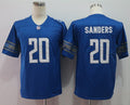 Men's Detroit Lions Barry Sanders #20 Blue Game Retired Player Jerseys
