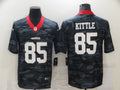 Men's San Francisco 49ers George Kittle #85 Gray Camouflage Game Jerseys