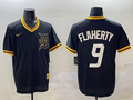 Men's Detroit Tigers Jack Flaherty #9 Black Replica Player Jerseys