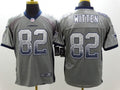 Men's Dallas Cowboys Jason Witten #82 Gray Game Jerseys