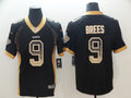 Men's New Orleans Saints Drew Brees #9 Black Player Jerseys