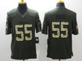 Men's Minnesota Vikings Anthony Barr #55 Army Green Game Jerseys
