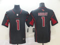 Men's Arizona Cardinals #1 Kyler Murray Black Alternate Game Jerseys