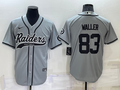 Men's Las Vegas Raiders Darren Waller #83 Gray Game Jerseys Joint Edition