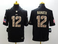 Men's New York Jets Joe Namath #12 Black Player Game Jerseys