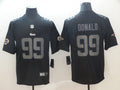 Men's Los Angeles Rams #99 Aaron Donald Black Authentic Game Jerseys