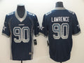Men's Dallas Cowboys DeMarcus Lawrence #90 Navy Game Jerseys