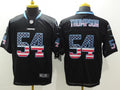 Men's Carolina Panthers Shaq Thompson #54 Black Game Jerseys
