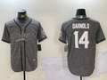 Men's Minnesota Vikings Sam Darnold #14 Gray Team Game Jerseys
