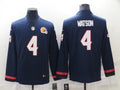Men's Cleveland Browns Deshaun Watson #4 Navy Game Jerseys