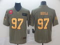 Men's San Francisco 49ers Nick Bosa #97 Brown Game Jerseys