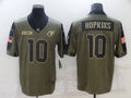 Men's Arizona Cardinals DeAndre Hopkins #10 Brown Game Jerseys