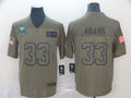 Men's New York Jets Jamal Adams #33 Brown Game Jerseys
