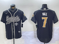 Men's New Orleans Saints Taysom Hill #7 Black RFLCTV Limited Jerseys
